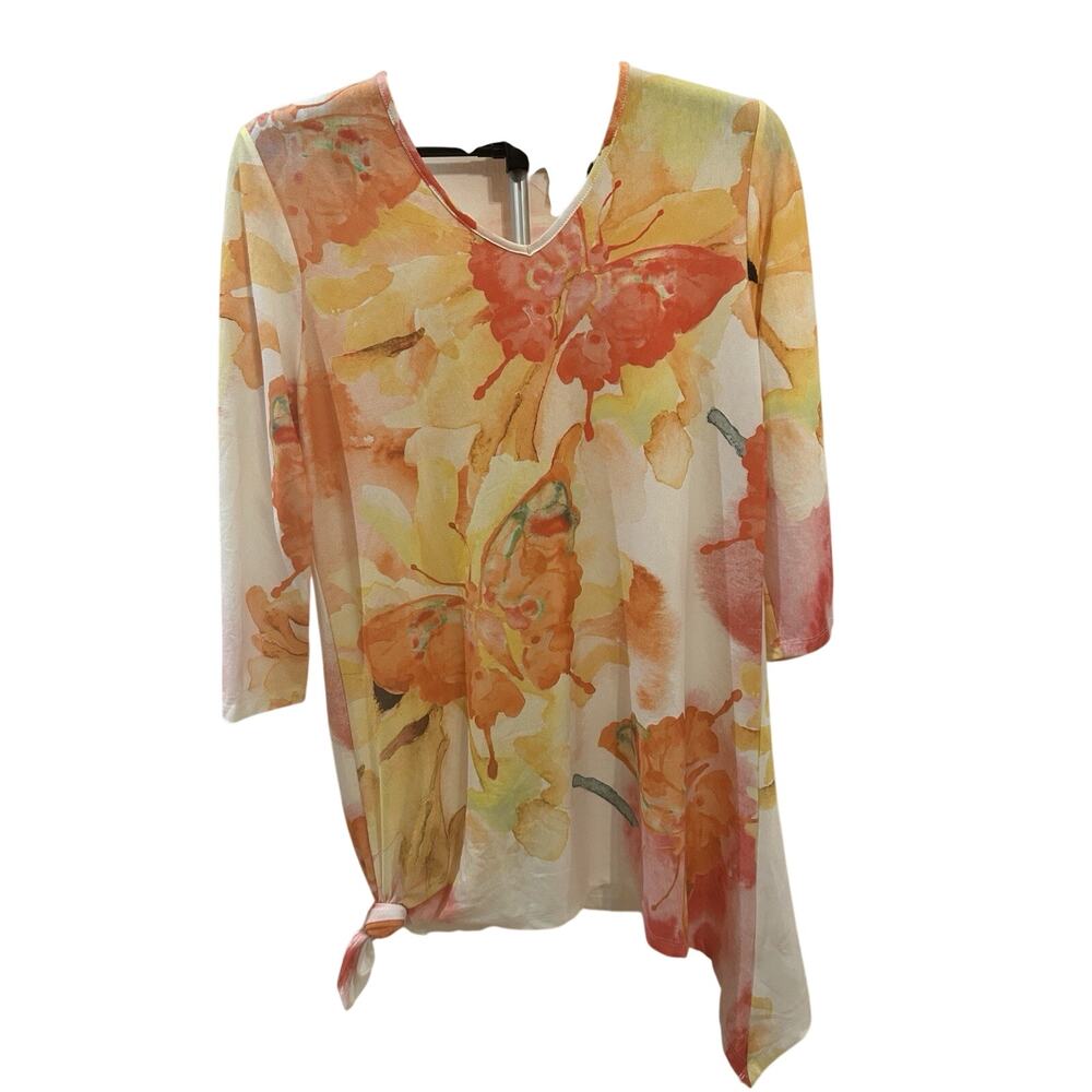 Cactus Butterfly Tunic Women's size M